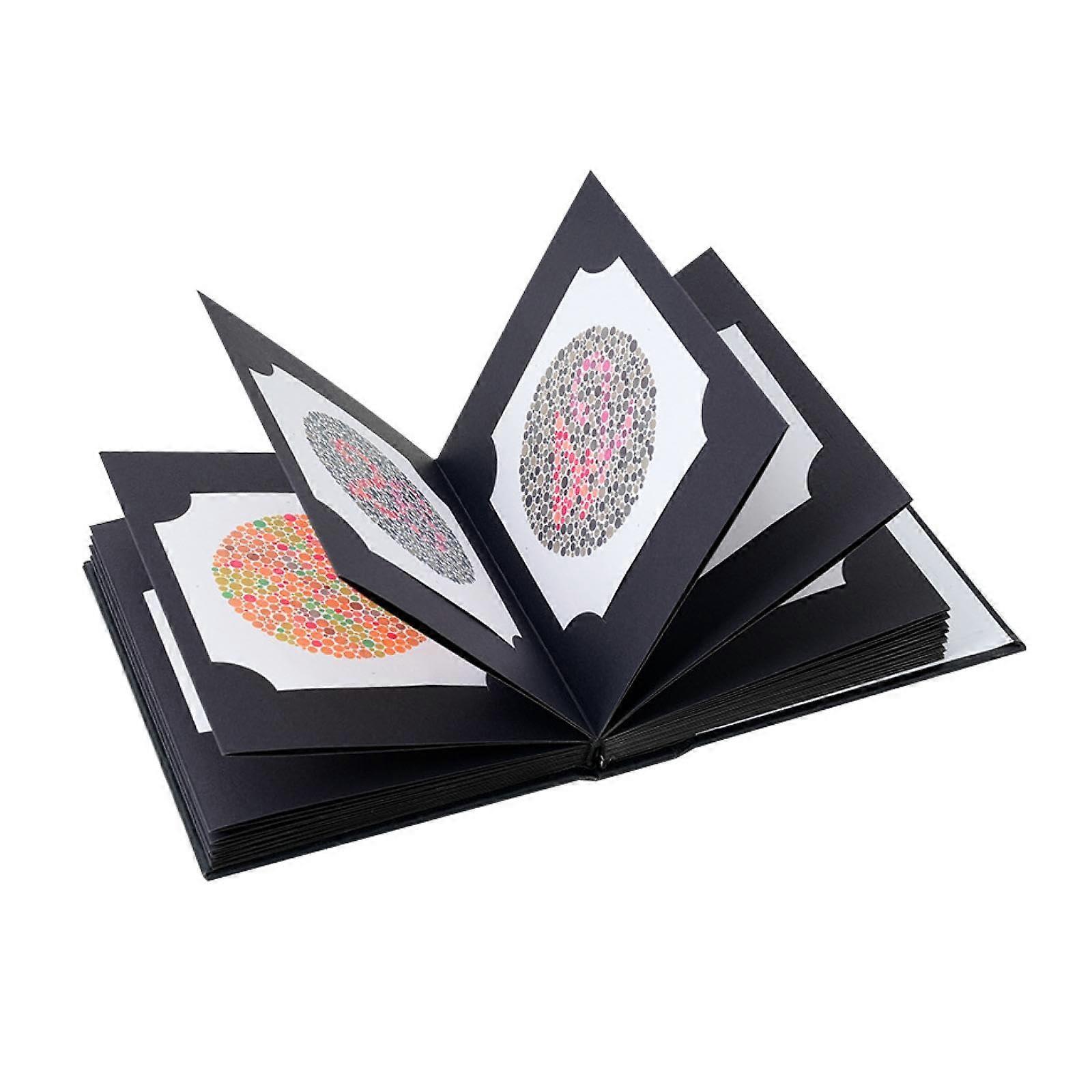 38 Plates Color Blindness Test Book for Red Green Deficiency and Optometry Screening