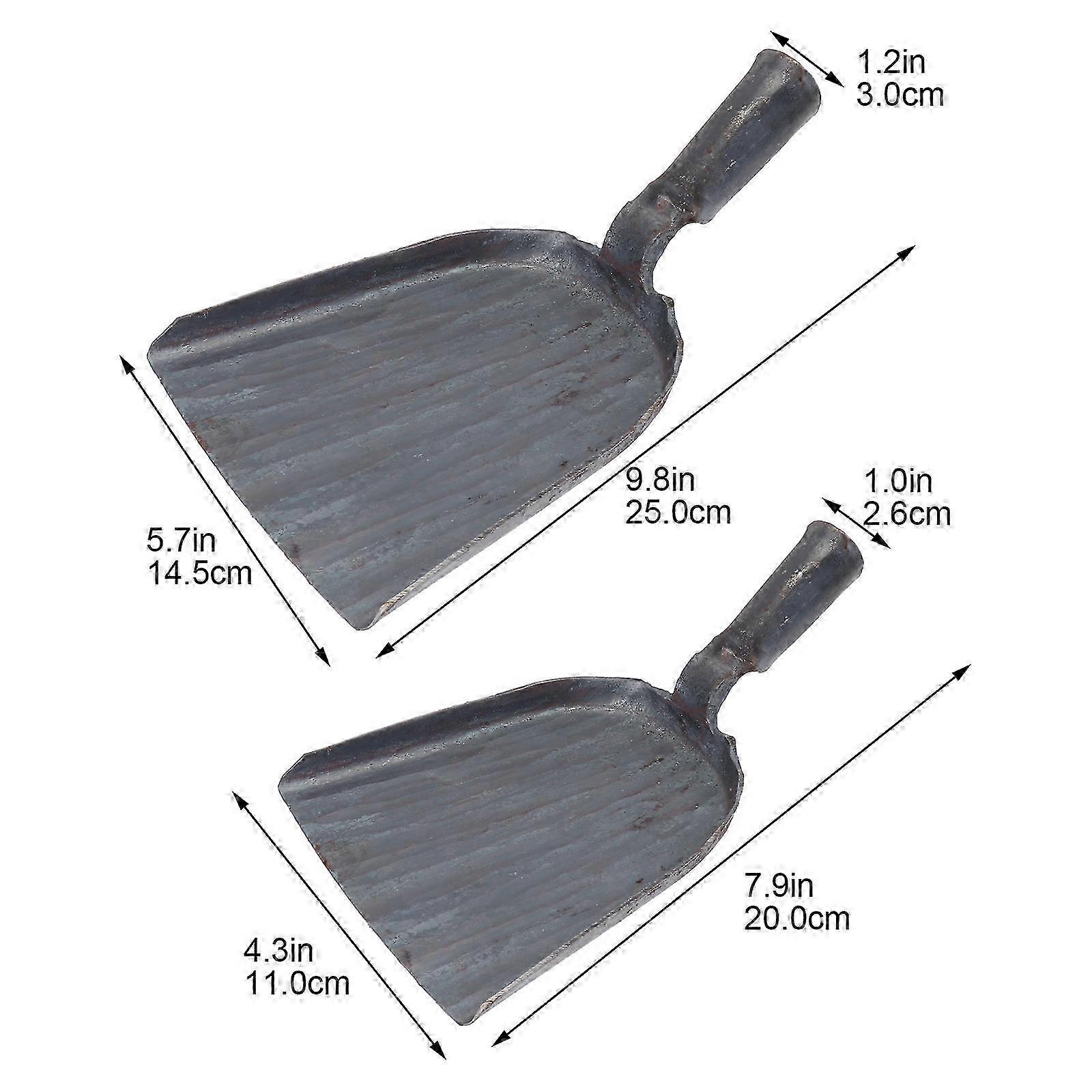 Carbon Steel Ash Bbq Use for 2Pcs Mini Dust Pan Set