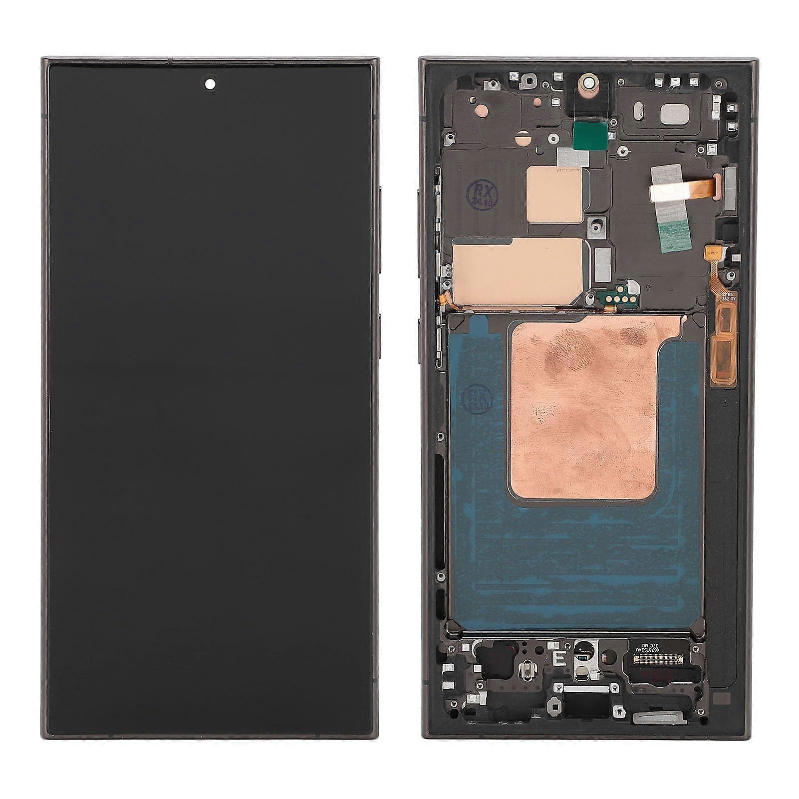 Screen Replacement OLED Display Digitizer with Frame and Tools for S24 Ultra S928 Series Black