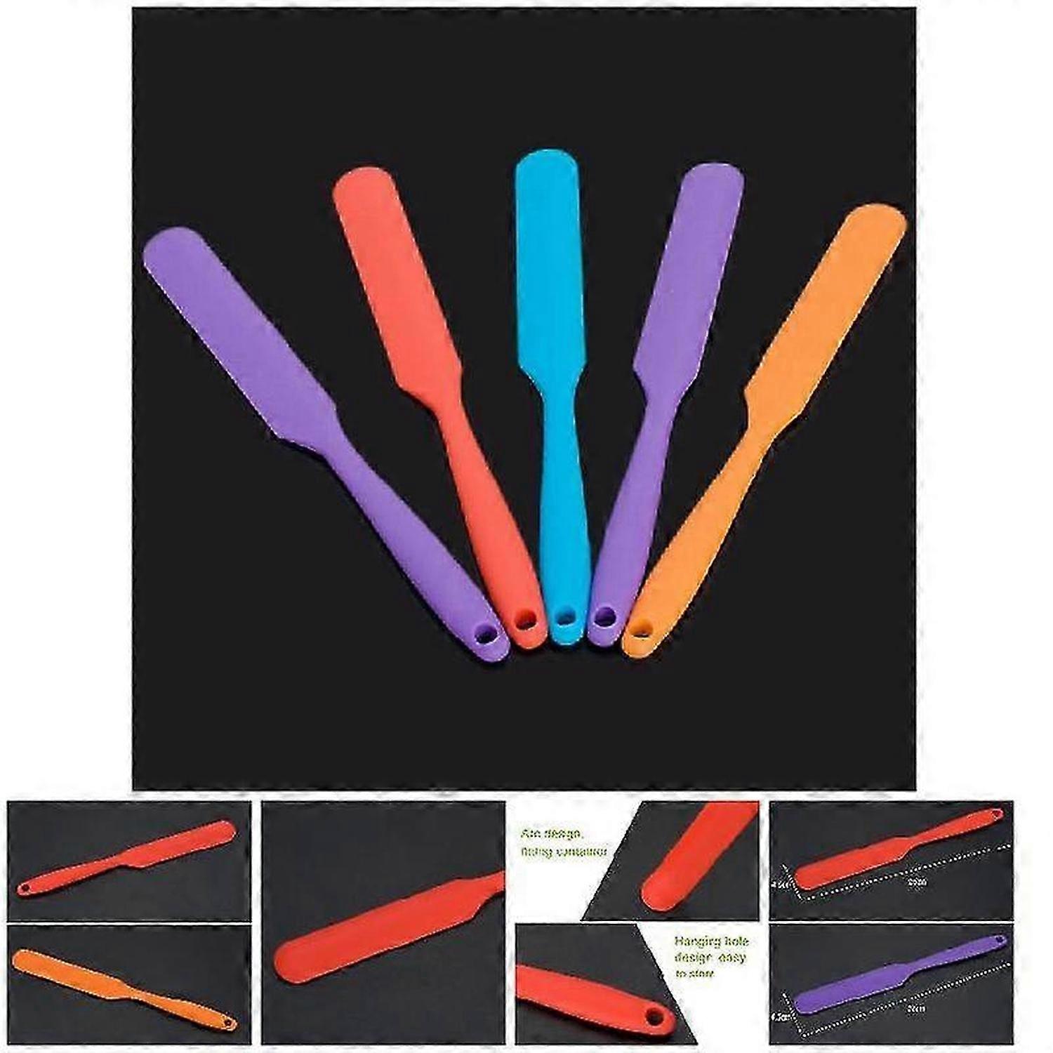 Silicone Batter Spatula Cake Cream Mixer Long Handled Models Baking Scraper Baking Tools