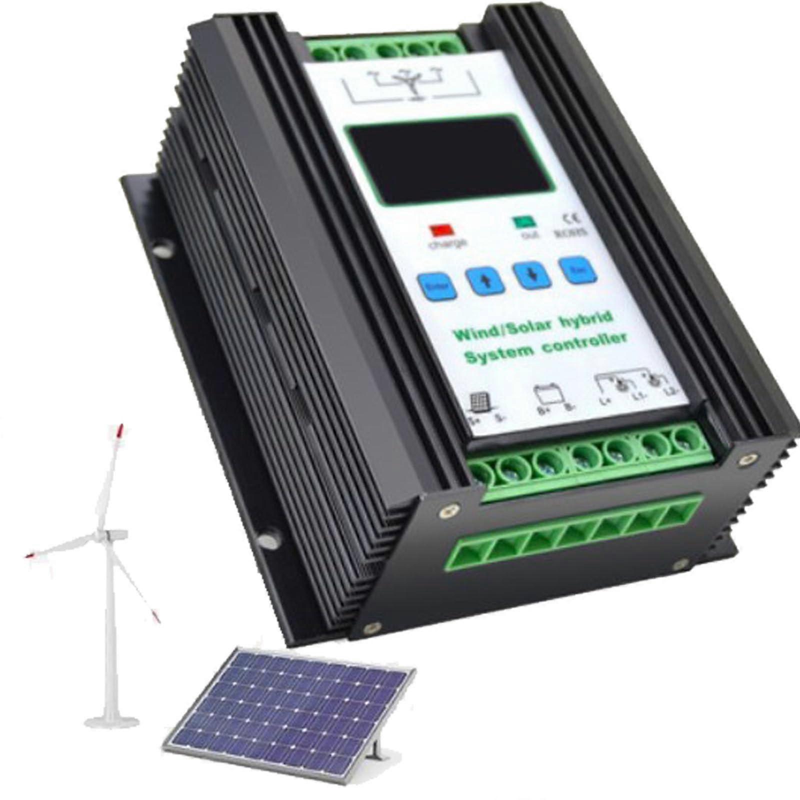 Off Grid Solar Wind Hybrid Charge Controller 12V MPPT  Power 5000W12000W for Battery System