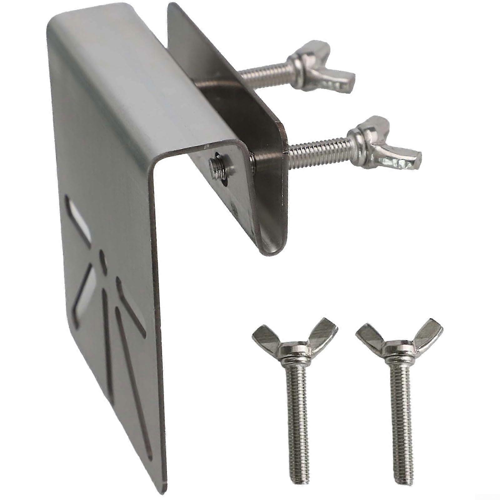 Gutter Mount for Security Camera, Weatherproof Metal Bracket for SolarPowered Outdoor Use