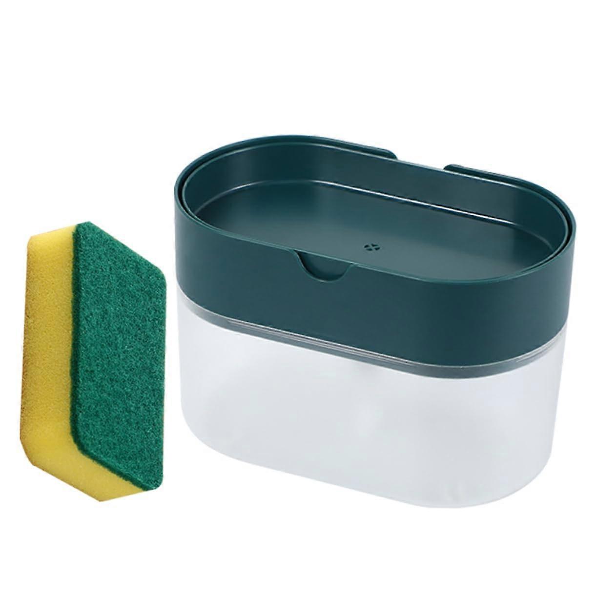 Soap Dispenser for Kitchen with OneHanded Operation and Compact SpaceSaving Design