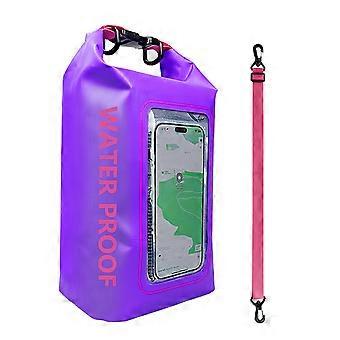 Waterdichte drybag, waterdichte opbergtas met ritssluiting en touchscreen voor kajakken
