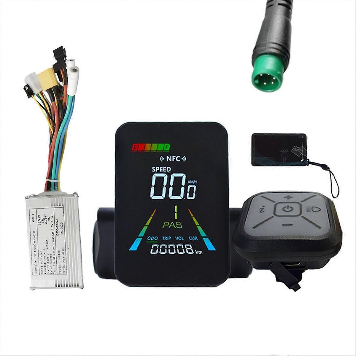 F3 E-Bike NFC LCD Display E-Scooter NFC Color Speedometer 5PIN