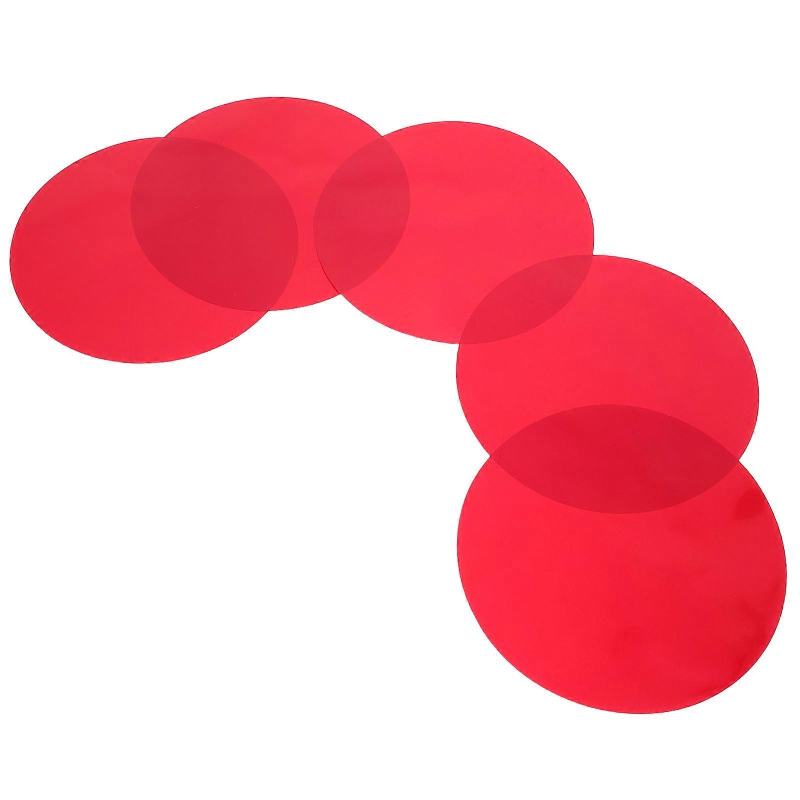 Warm Light Correction Red Light Diffuser Film with 25Pcs Pack