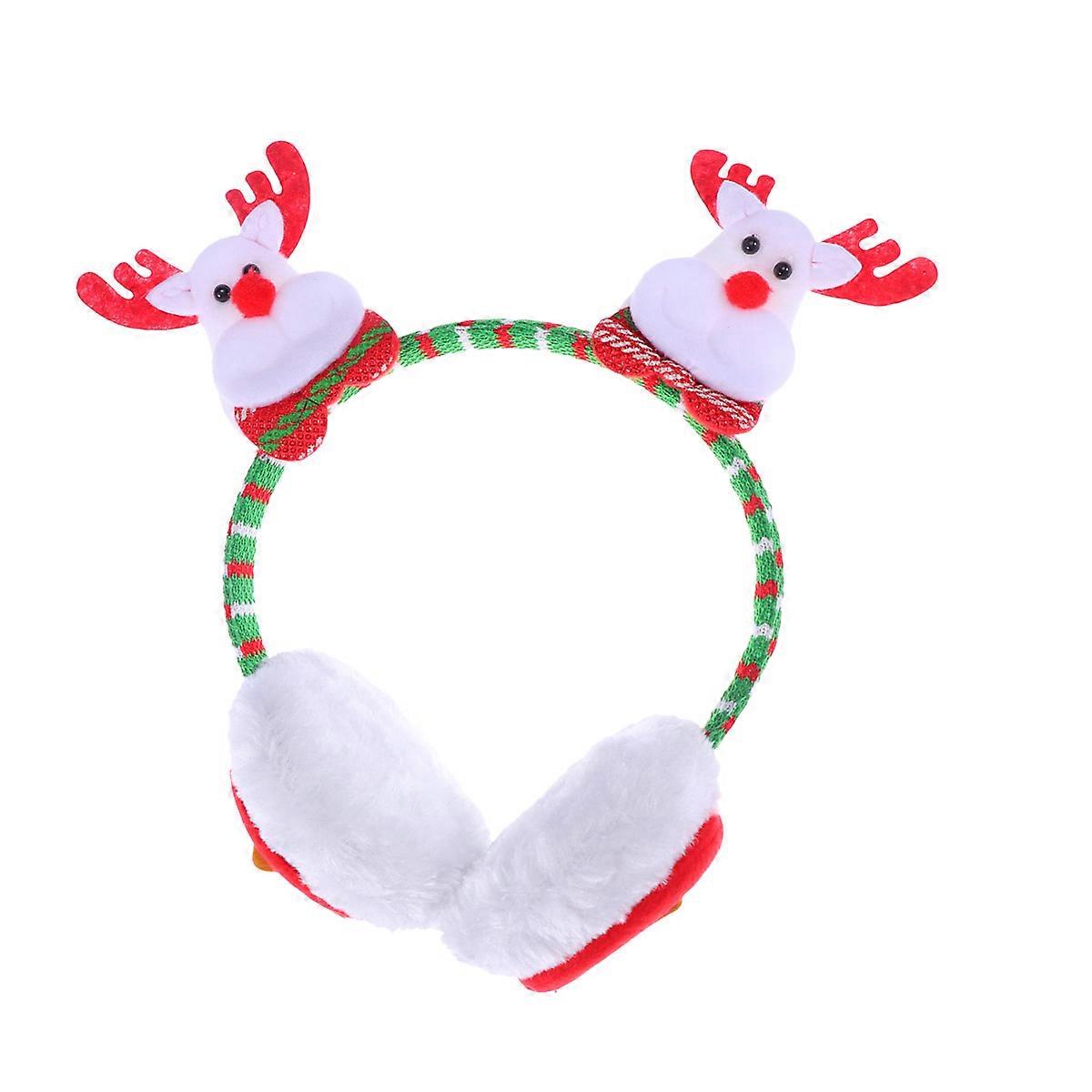 Christmas Earmuffs Winter Ear Covers for Xmas Elk Practical