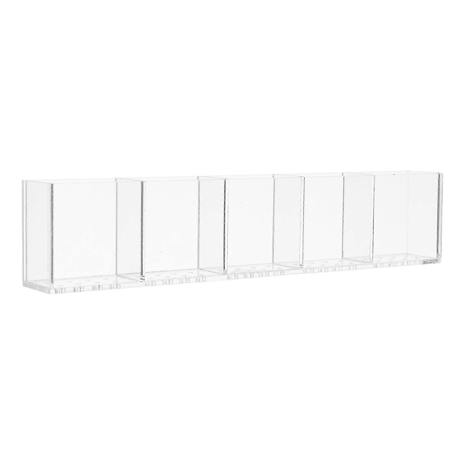 Straw Storage Container Acrylic Holder for Cupboard Adhesive