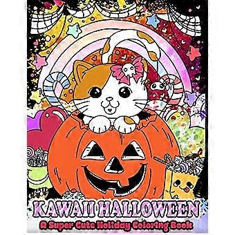 Kawaii Halloween: En super søt feriefargeleggingsbok