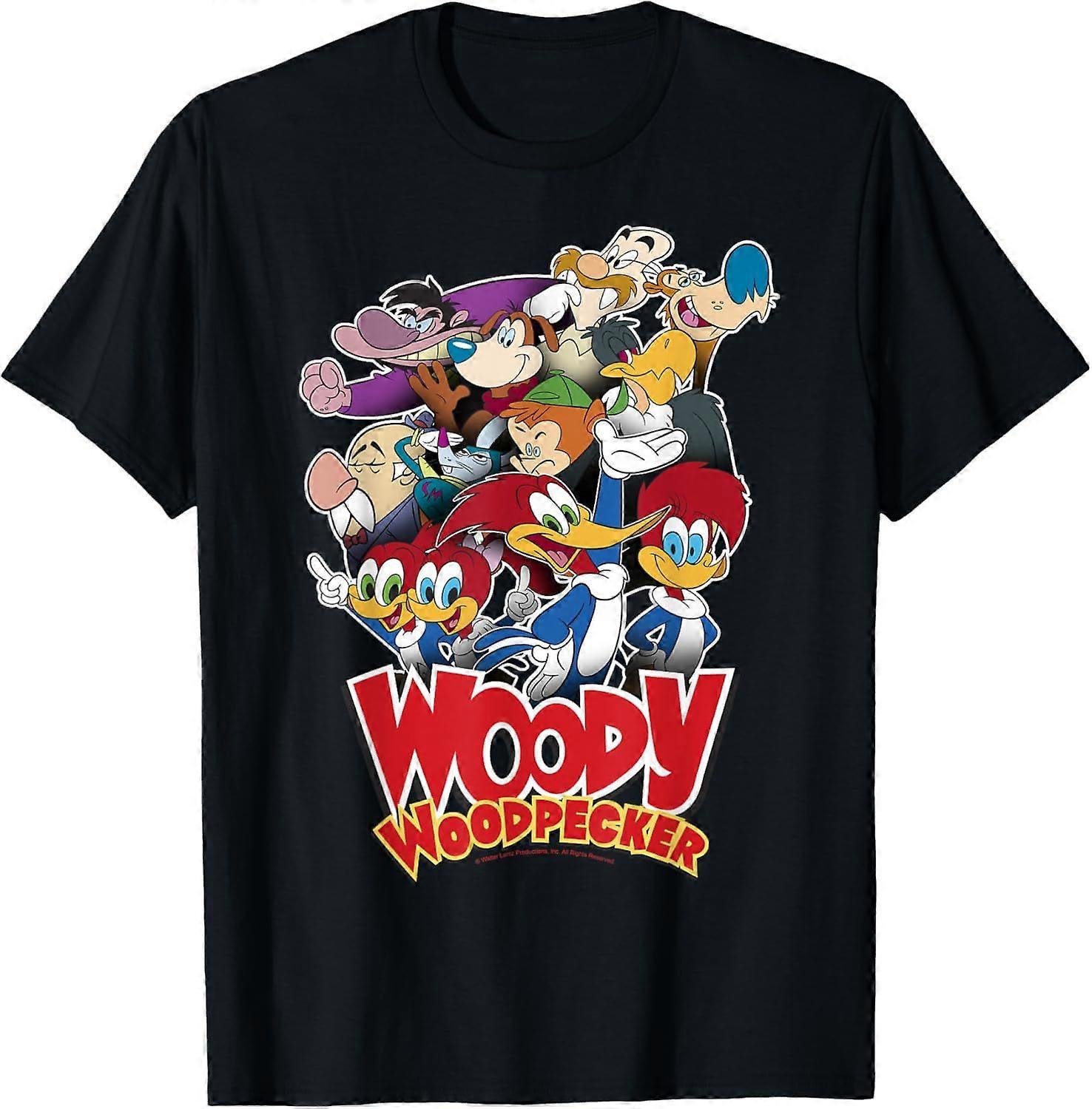 Woody Woodpecker Group Shot Vintage Poster T-Shirt Type 2472