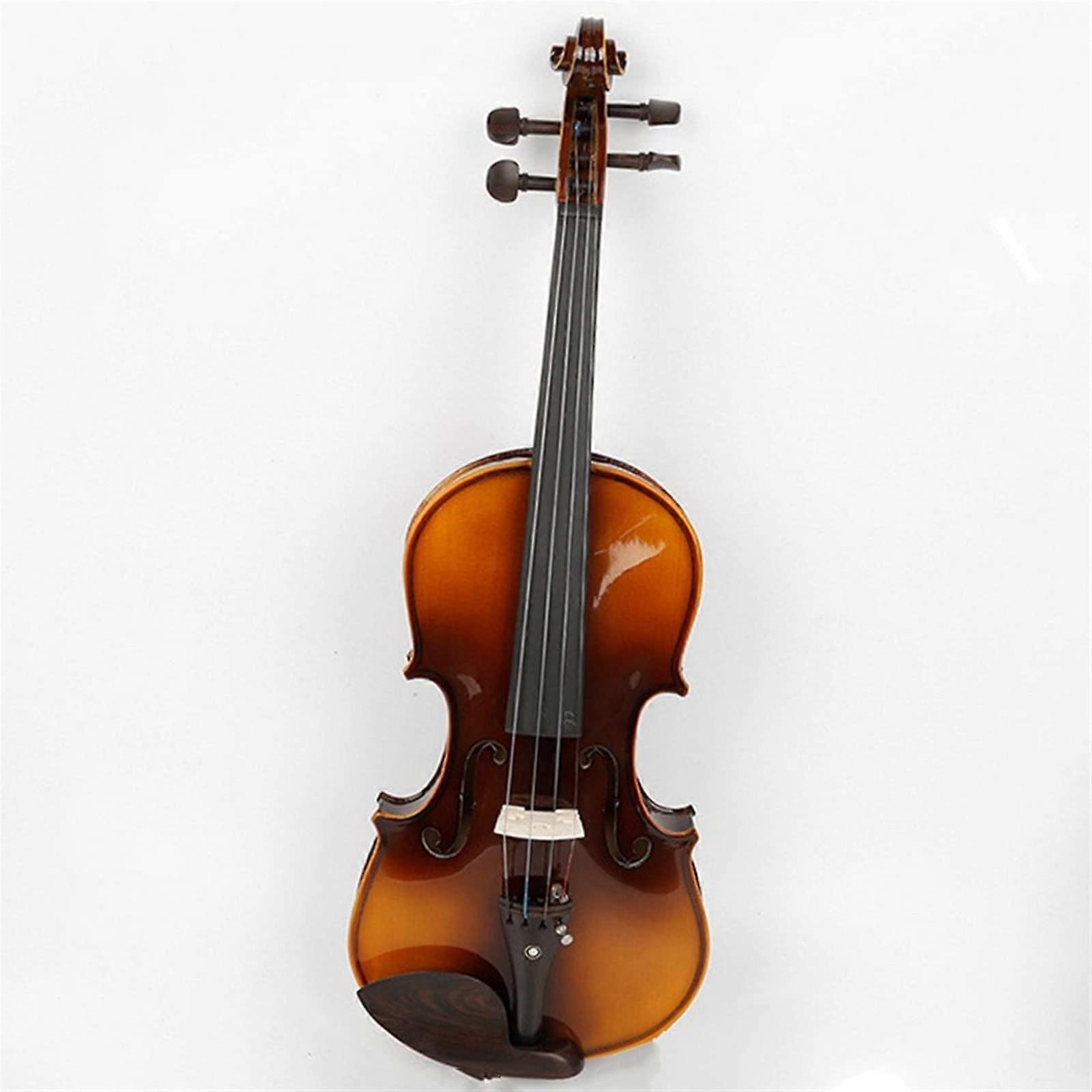 4/4 Full Size Handmade Maple Violin for Students Beginner Practice with Balanced Clear Tone