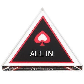 Poker Accessories Dealer Button for Party Game Gatherings Black White Double Layer