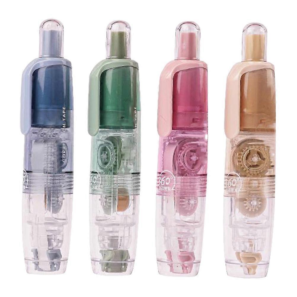 Instant Correction Tape 4Pcs Press Type Portable for Students Use
