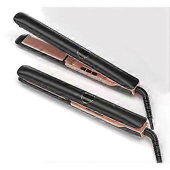 2-in-1 Hair Straightener and Curler, Fast Heating Flat Iron with Adjustable Temperature 120-230°C, LED Display Styling Tool