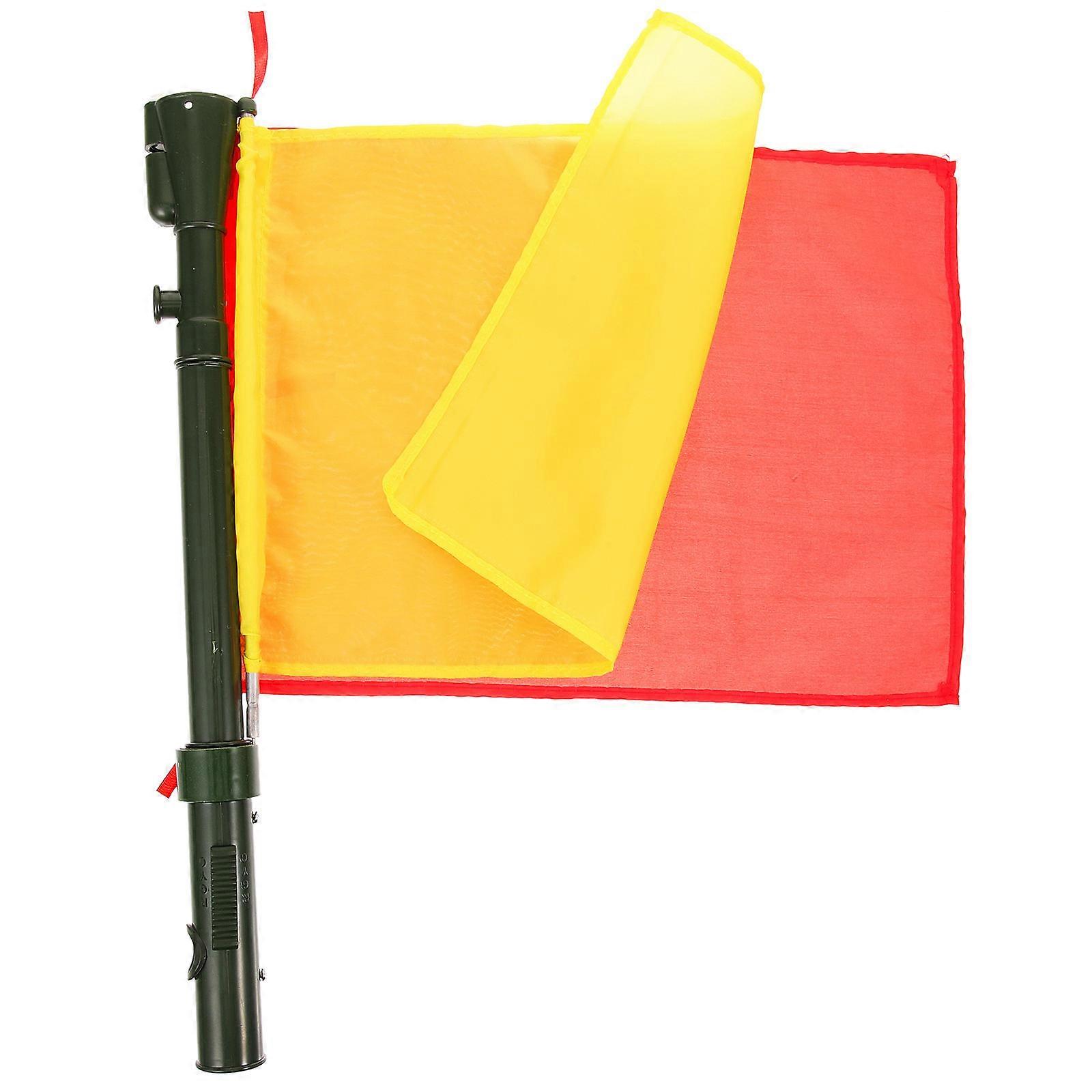 Football Flag Referee Flags For Unit Operations Multi Colored Polyester Design With 1Pcs