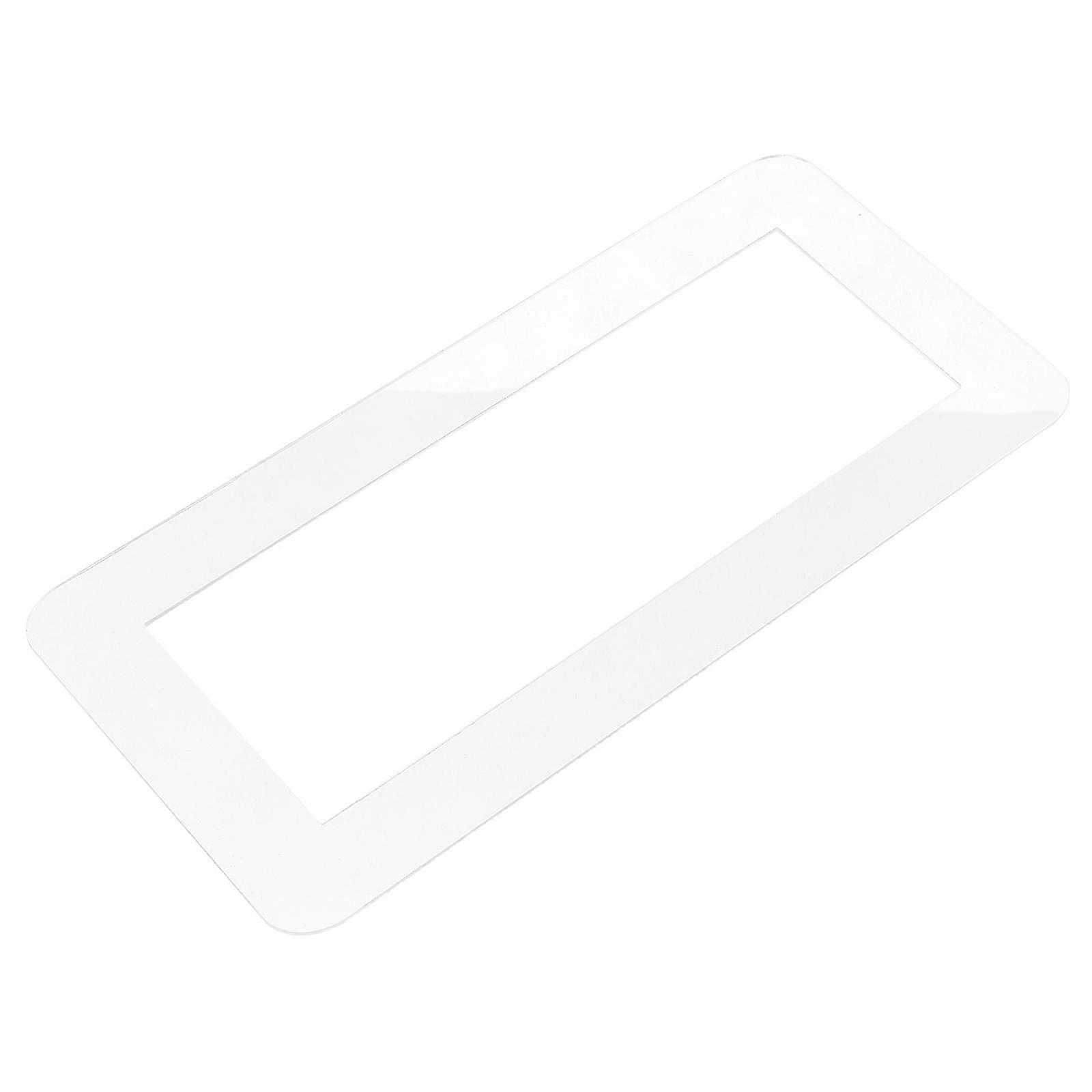 Self Adhesive Switch Plate Cover Acrylic for 5Pcs Wall Socket Frames