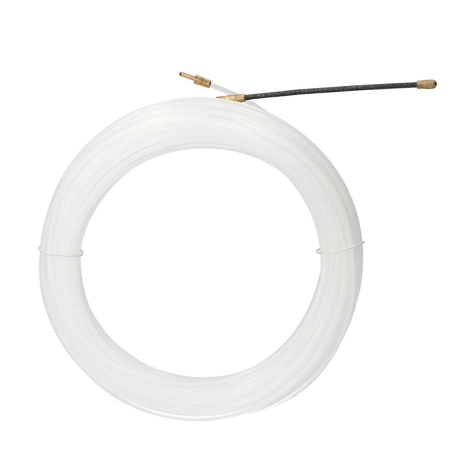 15m Fish Tape Wire Puller Cable Pulling Tool Through Wall ABS Plastic Wire Threader Electrical Wires Running Puller for Drywall Ceiling Conduit