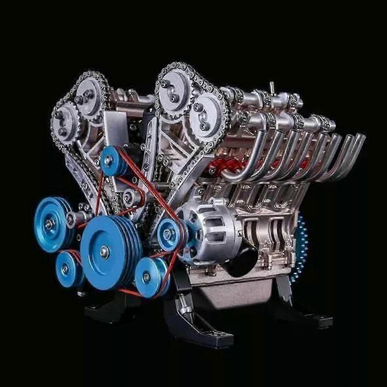 Car Engine Assembly Kit Metal Gift for Collection