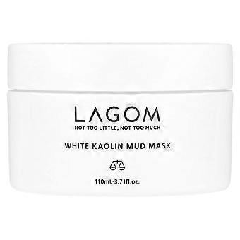 LAGOM, White Kaolin Mud Beauty Mask, 3.71 fl oz (110 ml)