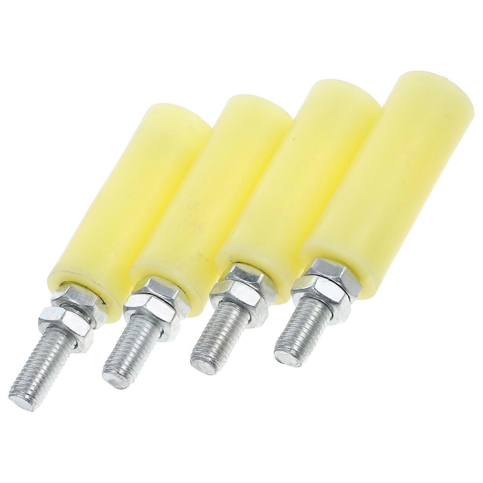 4Pcs Slide Gate Guide Rollers Gate Rollers Heavy Duty Sliding Gate Support Bearing Rollers