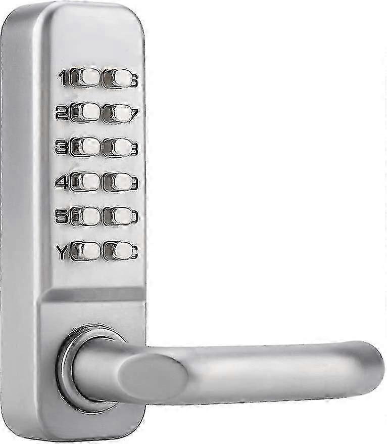 Waterproof Mechanical Code Lock, 1-11 Digit Code Combination Security Password Coded Lock Keyless Mechanical Combination Door Lock For Wooden Office D