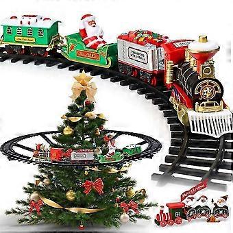 \u200b\u200bChristmas Train Set with with Lights & Sounds, Hanging Train & Track Toy for Christmas Tree Decoration, Xmas Stocking Gift for Kids