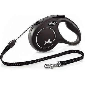 New Classic Cord Black Medium 5M Retractable Dog Leash/Lead for Dogs up to 20...
