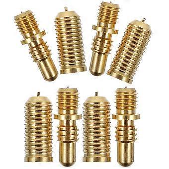 4 Sets Pool Cue Extension Rod Joint Screws Heavy Duty Copper Screws Billiard Cue Connecting Screws