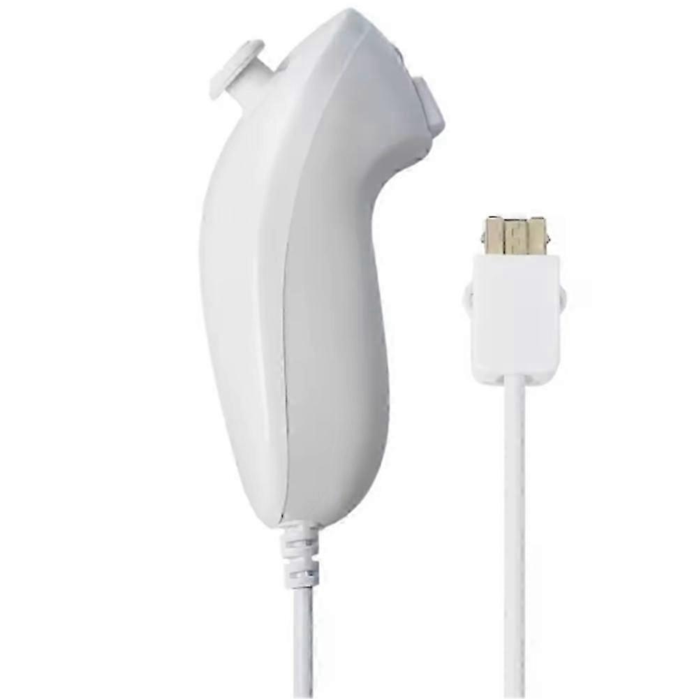 For Wii Left Controller, Chicken Leg Controller, Left Remote Control, for Wii Console, Game Controller, Curved Handle