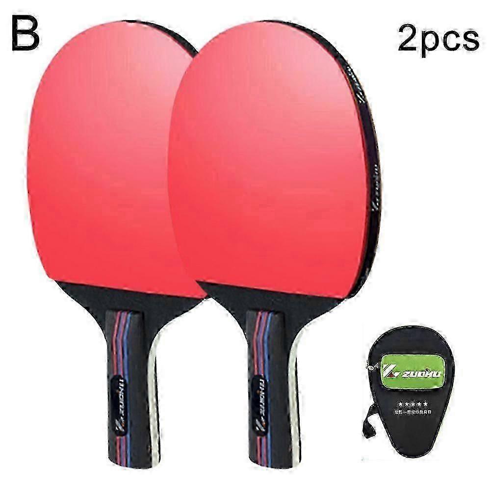 High Elastic Rubber Table Tennis Racket for Beginners
