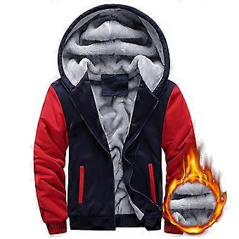 Completo sportivo casual da uomo autunno/inverno con cardigan con cappuccio, giacca in velluto e maglione spesso.