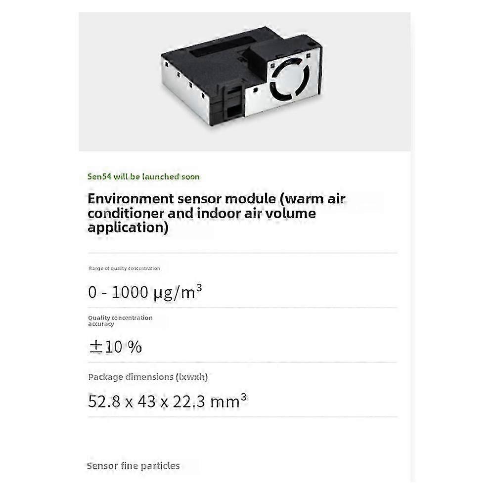 SEN54 Environmental Sensor Module SEN50 SDN-T