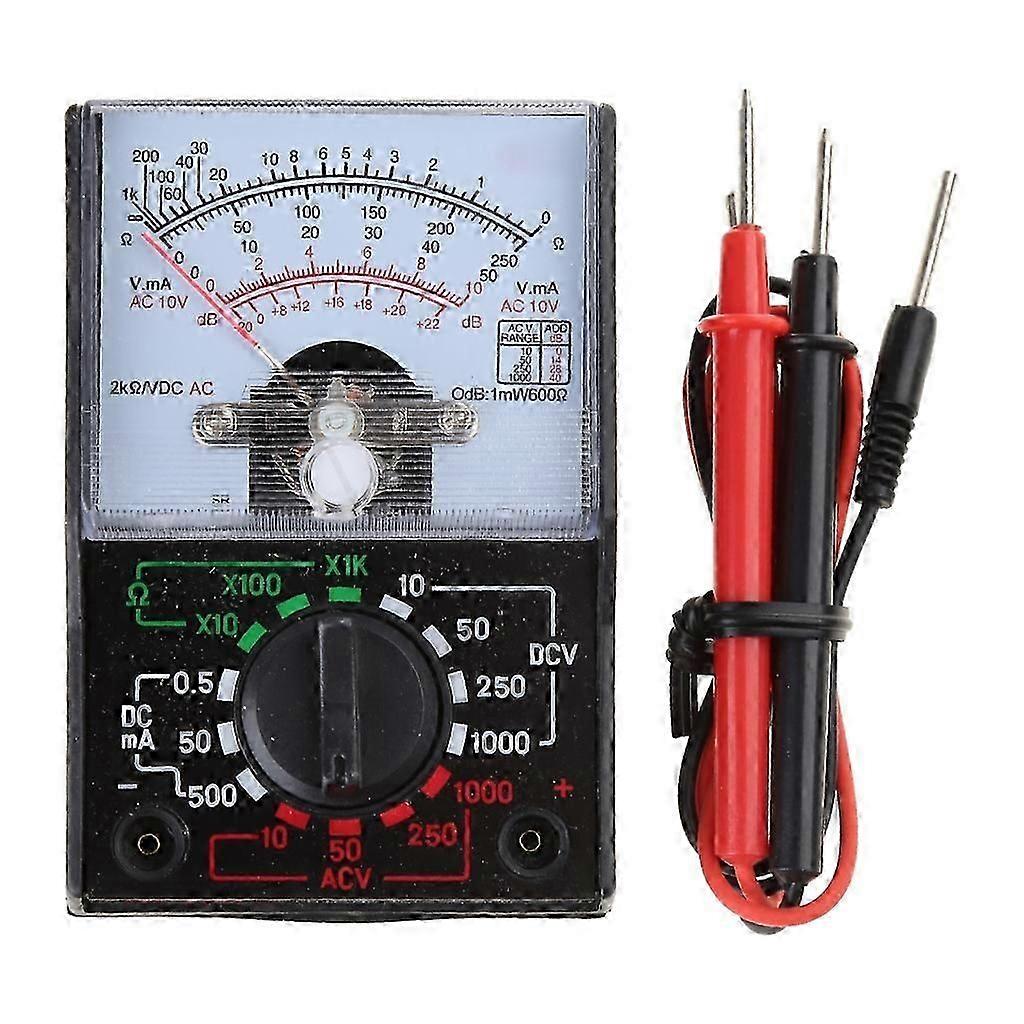 Analog Multimeter Electric AC Current OHM Decibels Voltage Voltmeter Ammeter for Physics Classrooms Experiments