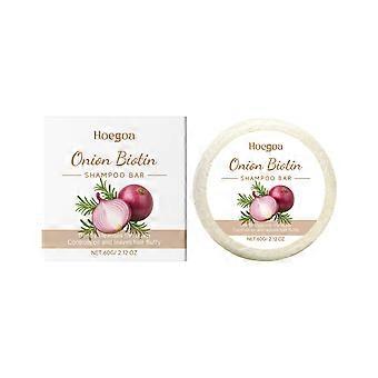 Sapone Shampoo Cipolla E Biotina - 60g Adatto A Tutti I Tipi Di Capelli Levigante IdratanteCura Dei Capelli Ricco Di Estratto Di Rosmarino