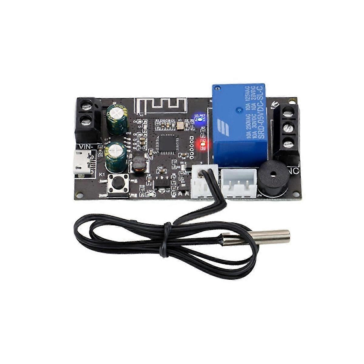 Remote Wifi Thermostat High Precision Temperature Controller Module Cooling Heating App Temperature Collection Module-YuJia