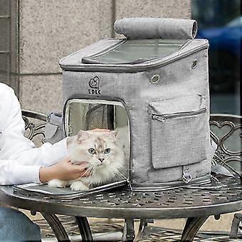 Tragbare Tiertransporter Katzen Kleiner Hund Rucksack Zusammenklappbare Große Tragetasche