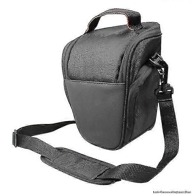 Easy Access Black Pu Leather Camera Case