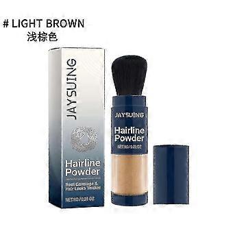 Jaysuing Hair Dense Hair Fiber Powder, polvere per capelli spessi, voluminosi, riempitiva, colore, attaccatura dei capelli, rinfrescante, controllo dell'olio, marrone chiaro 8G-XWD