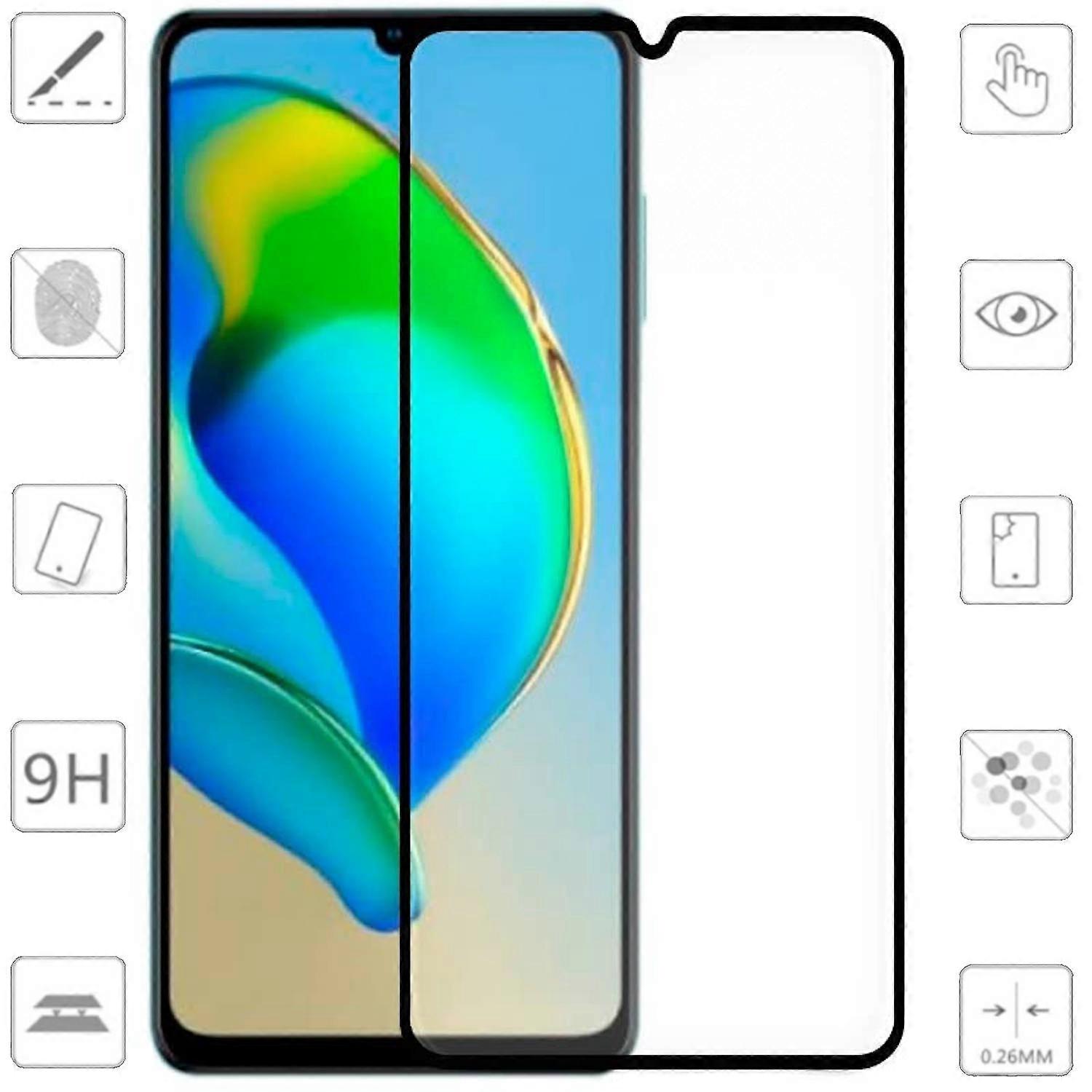For ZTE Blade A73 5G 3D Display Full LCD H9 Tempered Glass Film Side Protection