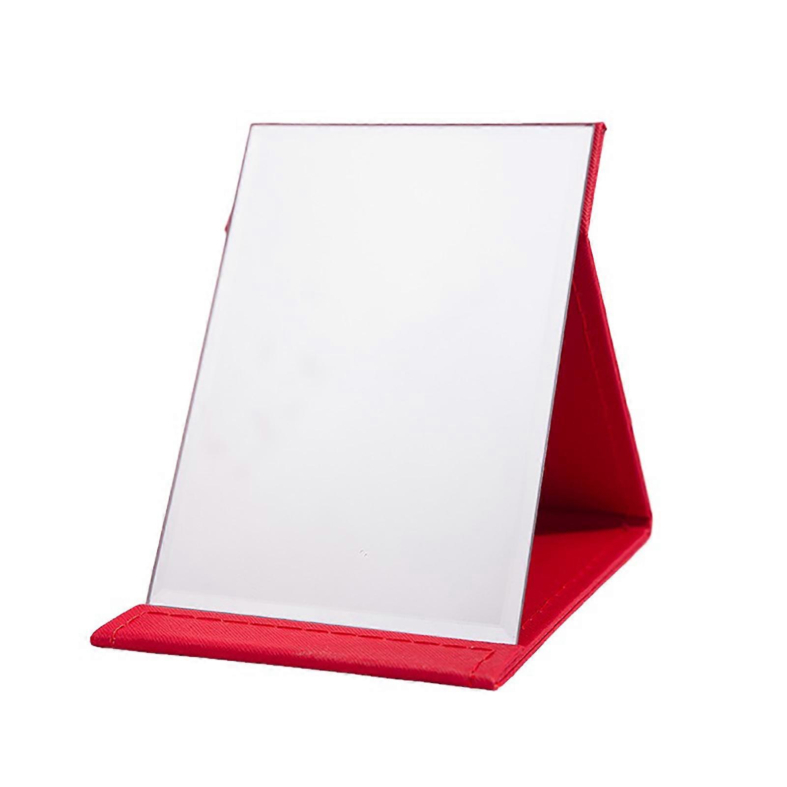 Folding Desktop Vanity Mirror Adjustable Viewing Angles Makeup Accessories