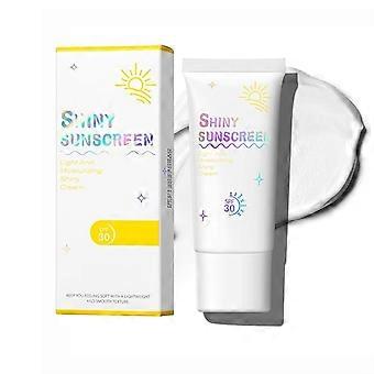 SPF 30 Face Primer for Hydration and Oil Control, Lightweight Shimmer Base for Long-Lasting Glow