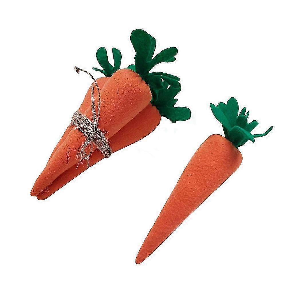 4pcs Easter Artificial Carrot Simulation Carrots Decor Carrot Easter Decor