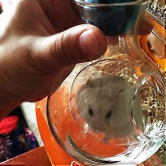 Heat Cooling Nest Pet House Glass Nest for Hamster Use White