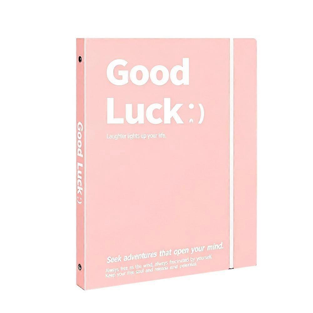 A4 Loose-Leaf Binder - Waterproof Folder with Hook & Loop Closure