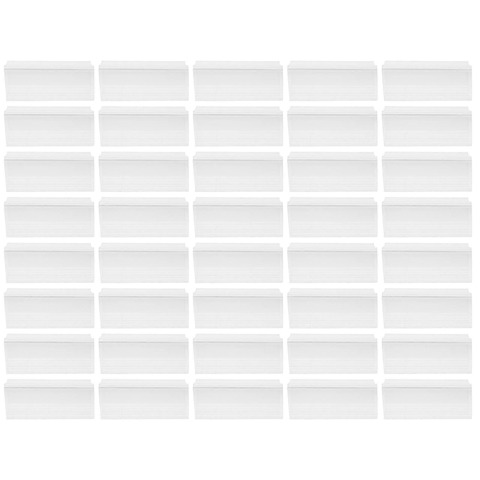 Marking Accessory Label Holders Transparent for Display Use 40Pcs