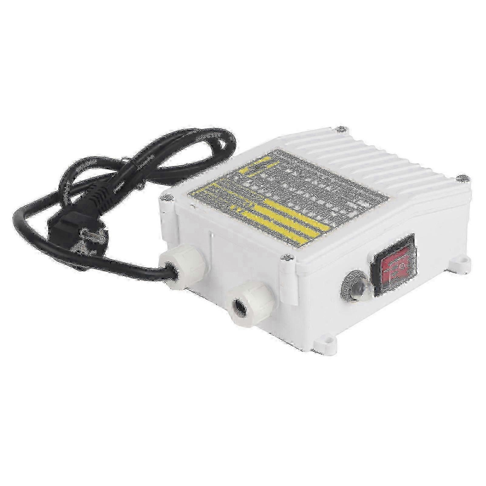 Pump control box for household suction water systems