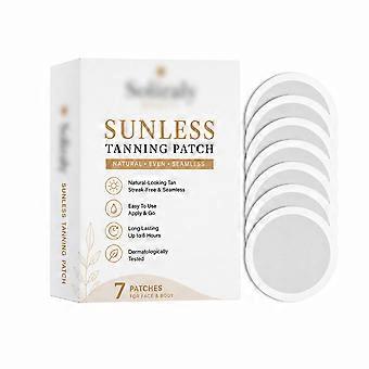 2pcs Tanning Microneedle Patch, Dual Tanning Ingredients for Quick Coloring, Targeted Local Tanning & Moisturizing