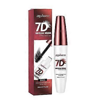 2026 goal 7D Volumizing Mascara Super Black Waterproof Long-Wearing Mascara Lengthening Curling Eye Black for All Skin Types Eye Enlarging Makeup