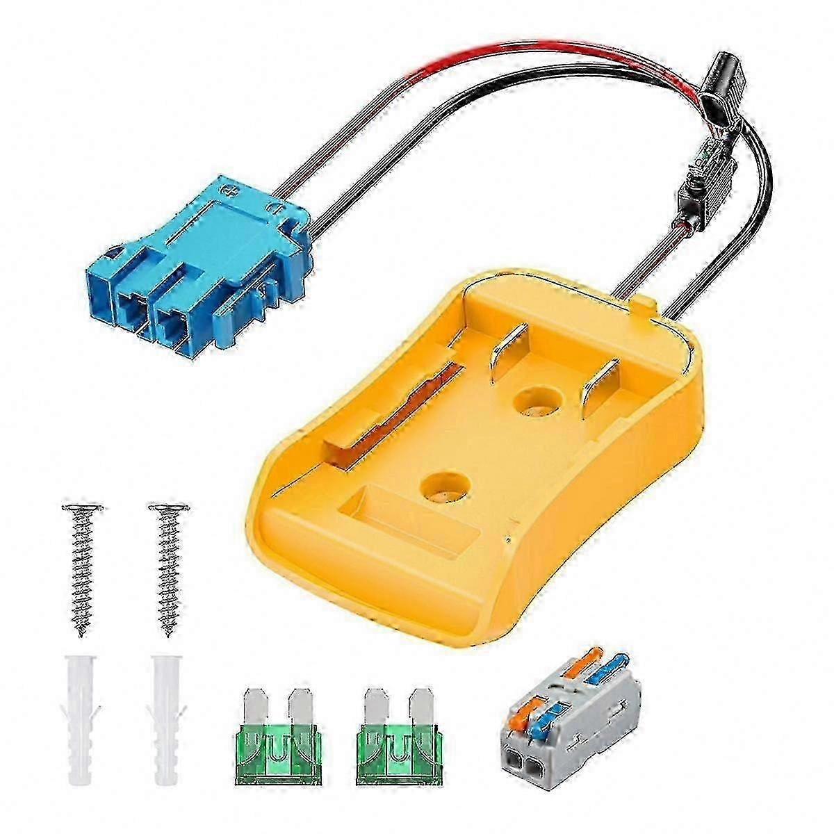 Power Wheel Adapter Compatible with DeWalt 20 V Lithium Battery