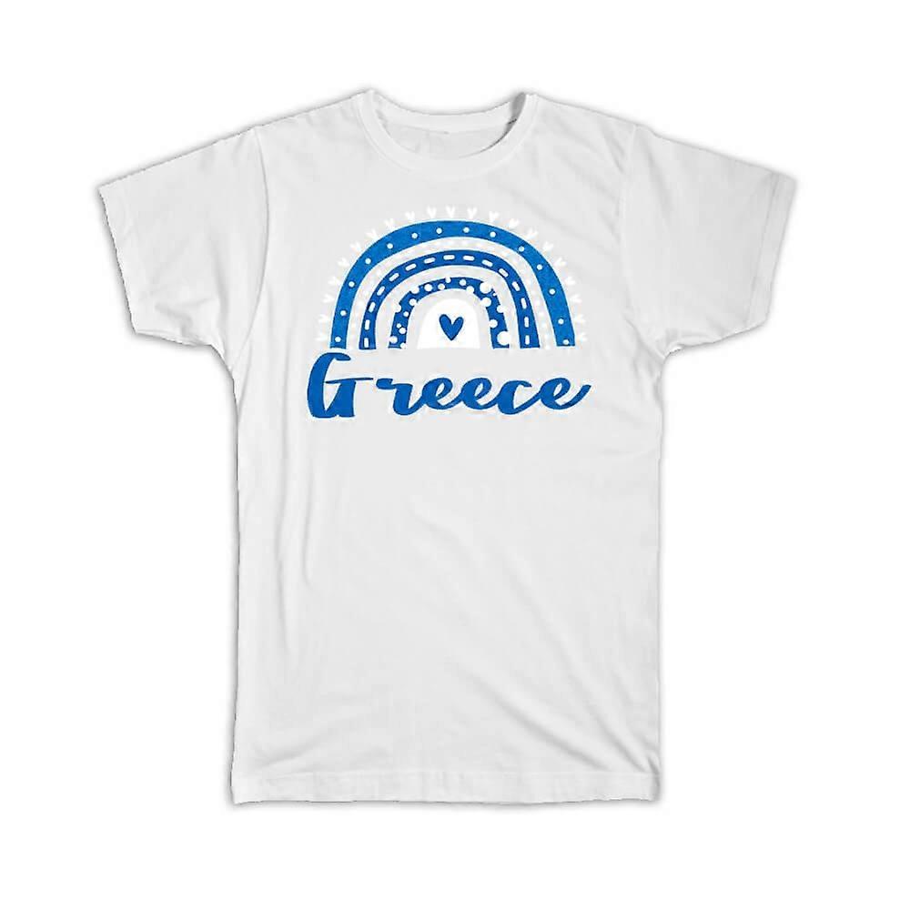 Camiseta de regalo: Greece Rainbow